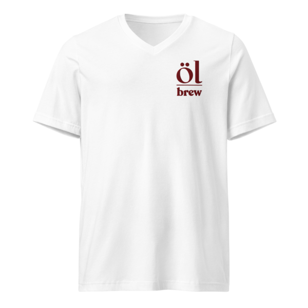 unisex short sleeve v neck t shirt
